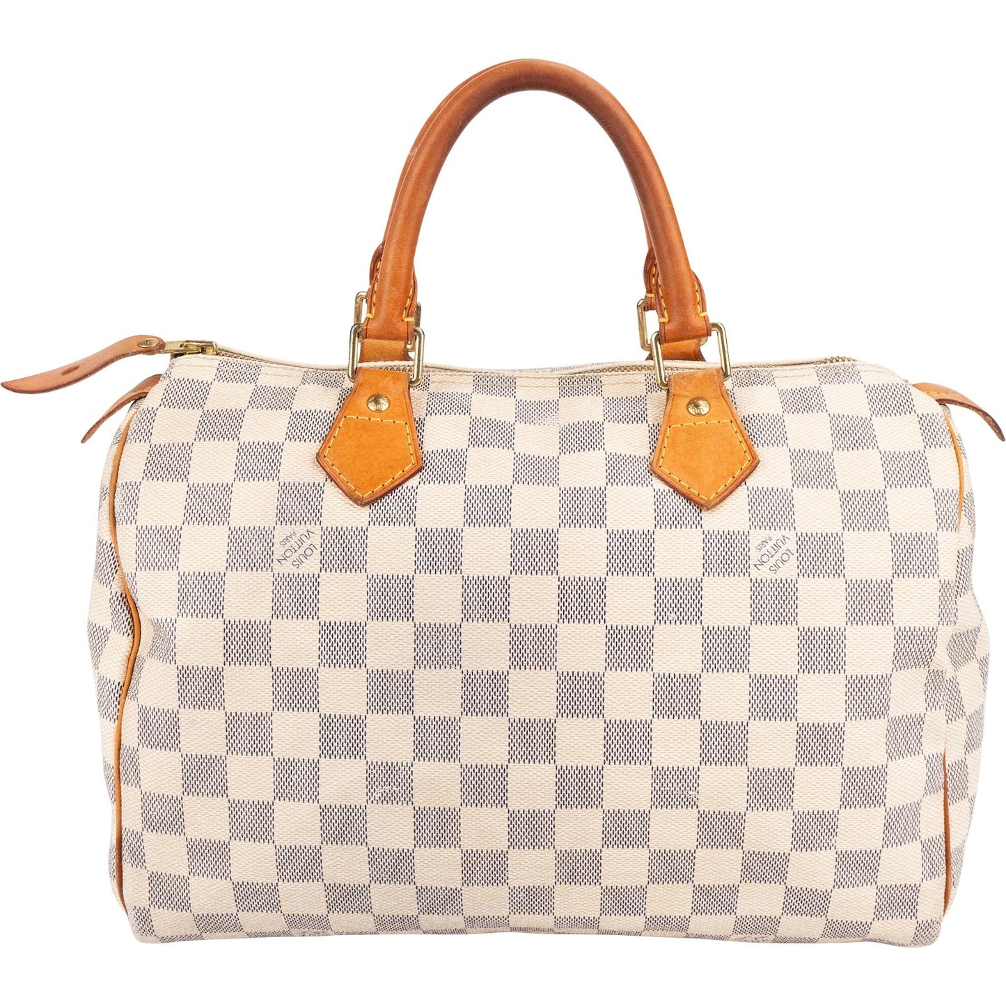 Louis Vuitton Monogram Damier Azur Canvas Speedy 30 Handbag