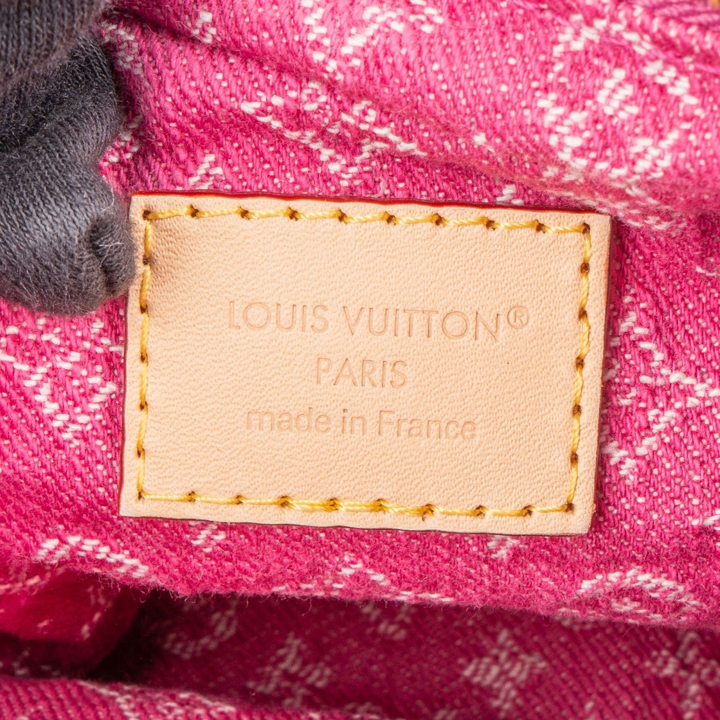 Louis Vuitton Monogram Denim Pochette Valley Shoulder Bag