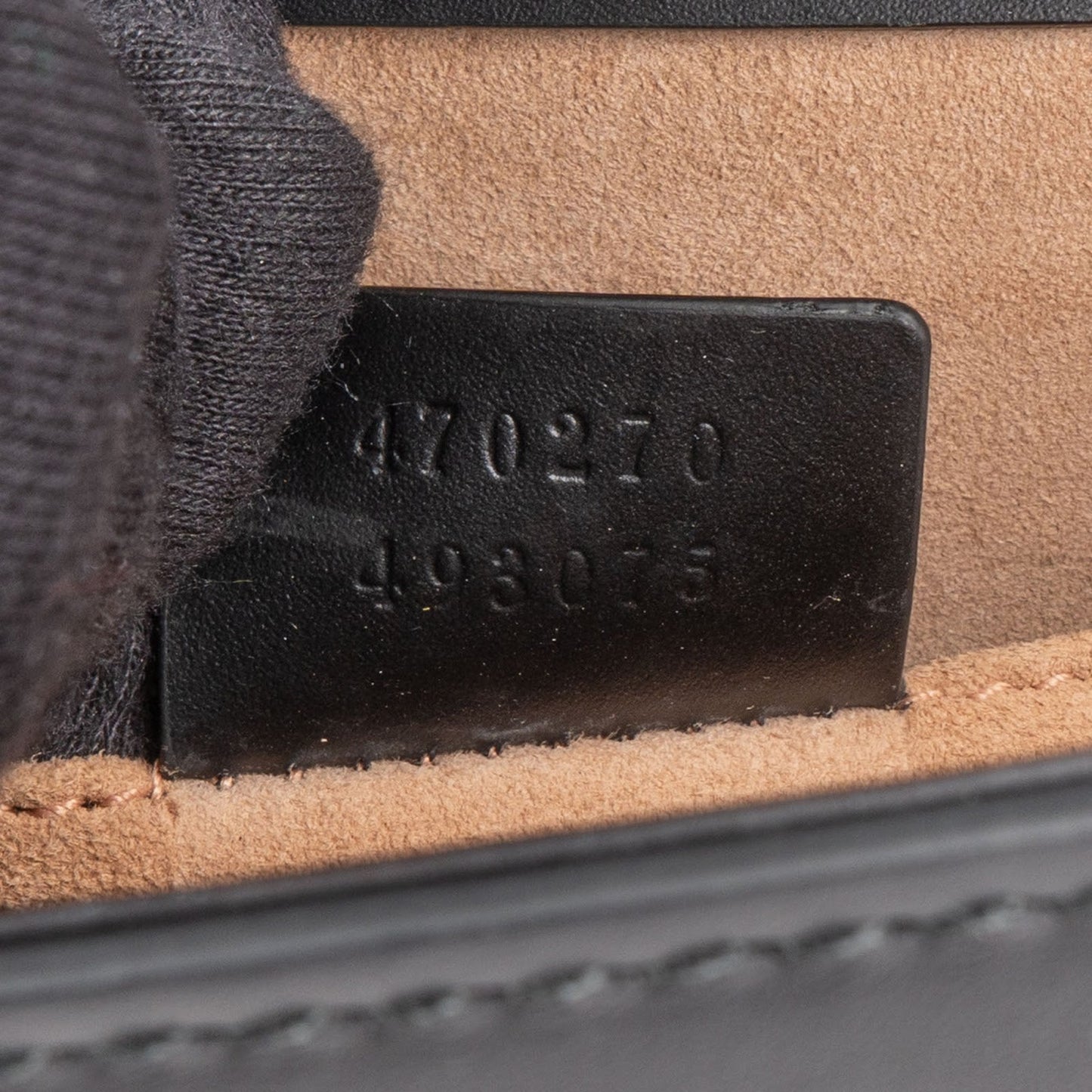 Gucci Black Leather Sylvie Sherry Line Handbag