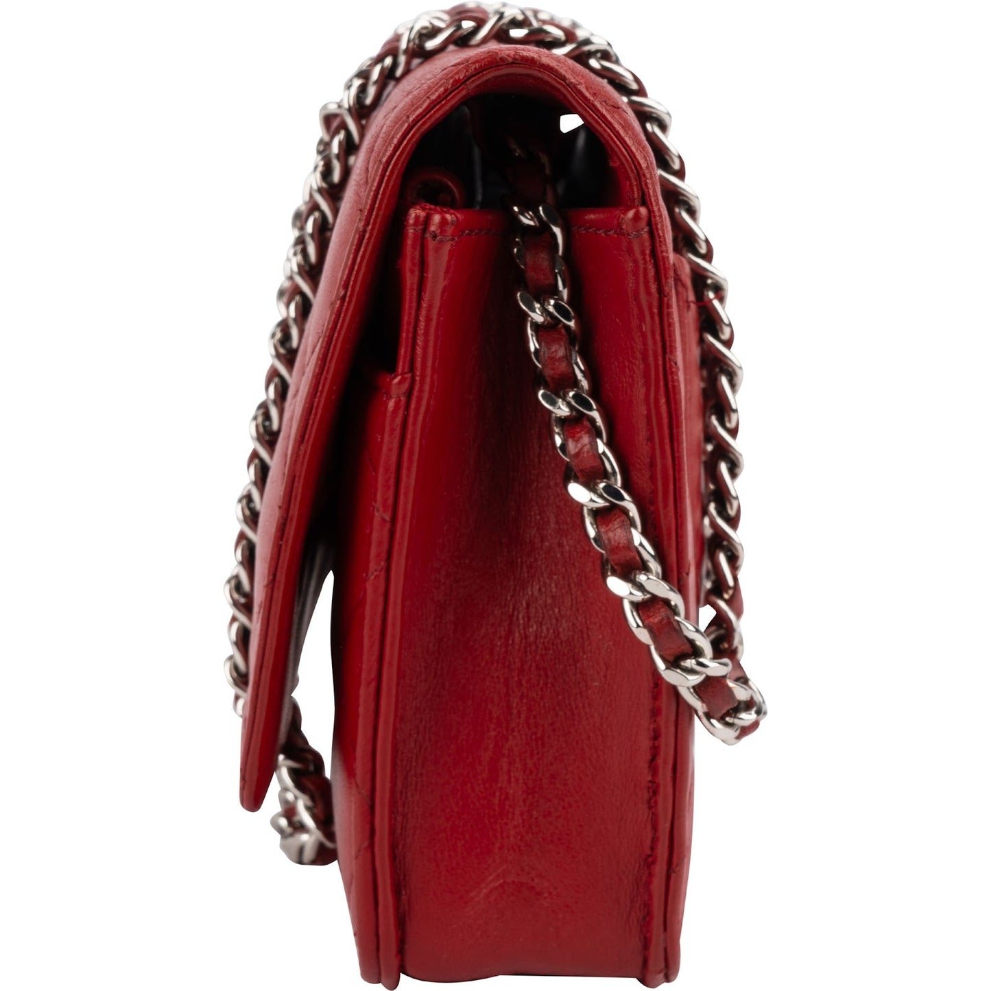 Chanel Quilted Lambskin Wallet on Chain Crossbody Bag