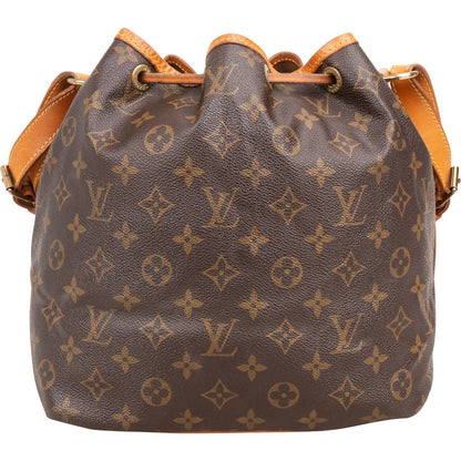 Louis Vuitton Monogram Canvas Sac Noé Petit Shoulder Bag