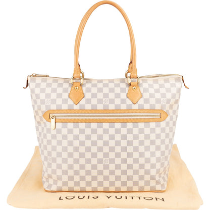 Louis Vuitton Monogram Damier Azur Saleya GM Shoulder Bag