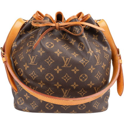 Louis Vuitton Monogram Canvas Sac Noé Petit Shoulder Bag