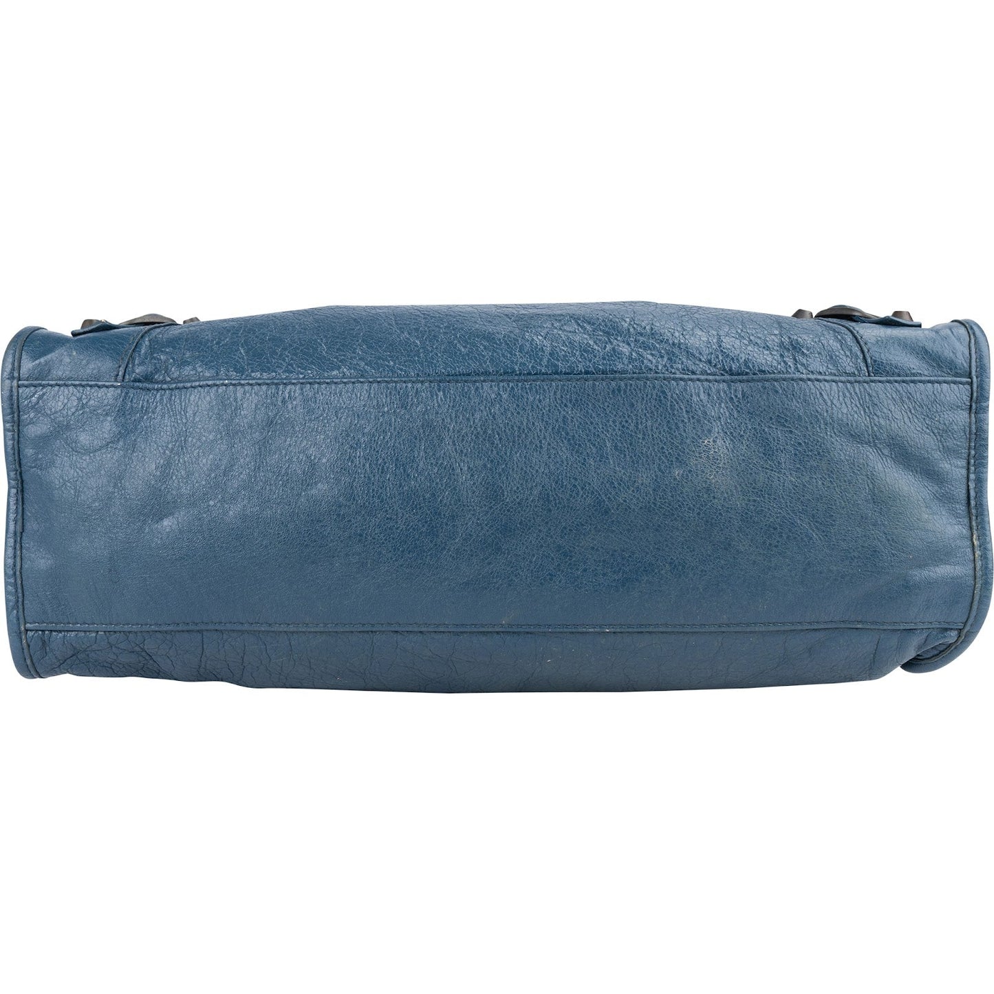 Balenciaga Blue Leather City Handbag