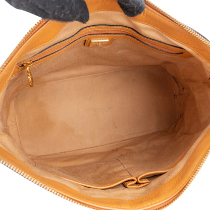 MCM Monogram Visetos Satchel Handbag