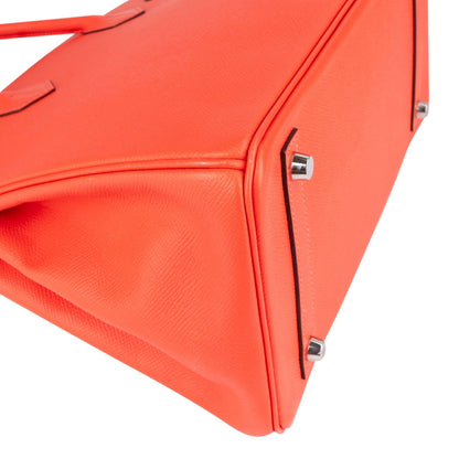 Hermès Coral Epsom Leather Birkin 30 Handbag