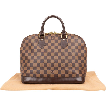 Louis Vuitton Monogram Damier Ebene Alma PM Handbag