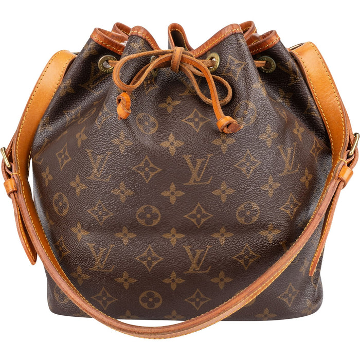 Louis Vuitton Monogram Canvas Sac Noé Petit Shoulder Bag