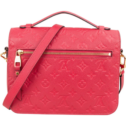 Louis Vuitton Leather Monogram Empreinte Pochette Métis Handbag