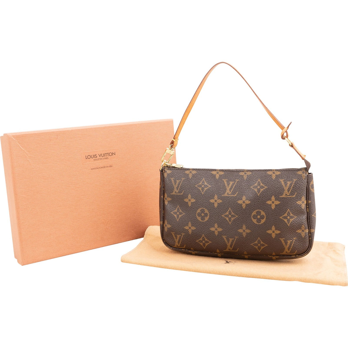 Louis Vuitton Monogram Canvas Pochette Accessoires Handbag