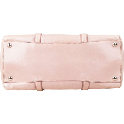 Miu Miu Vitello Lux Shine Leather Tote Satchel Handbag