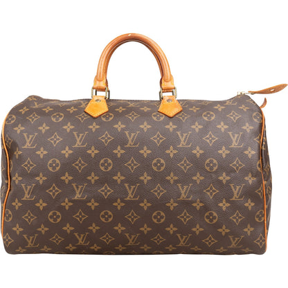 Louis Vuitton Monogram Canvas Speedy 40 Handbag