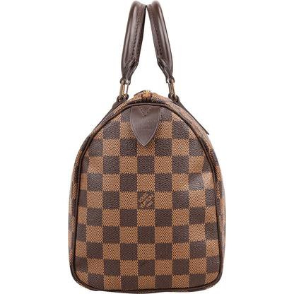 Louis Vuitton Monogram Damier Ebene Speedy 25 Handbag