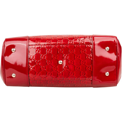 Gucci Patent Leather Microguccissima Princy Handbag