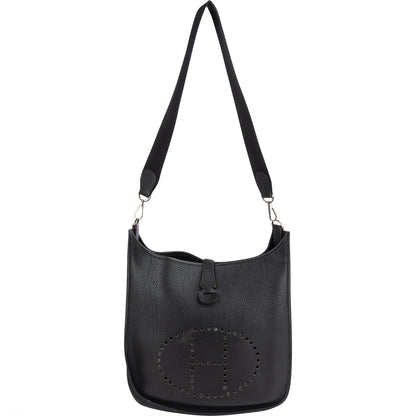 Hermès Taurillon Clemence Evelyne GM Crossbody Bag