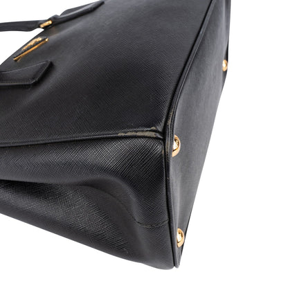 Prada Black Saffiano Lux Galleria Handbag