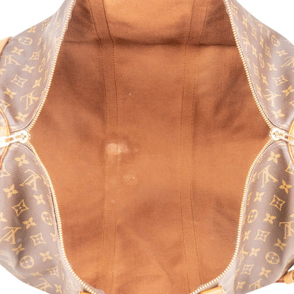 Louis Vuitton Monogram Canvas Keepall 55 Bandoulière Travel Bag