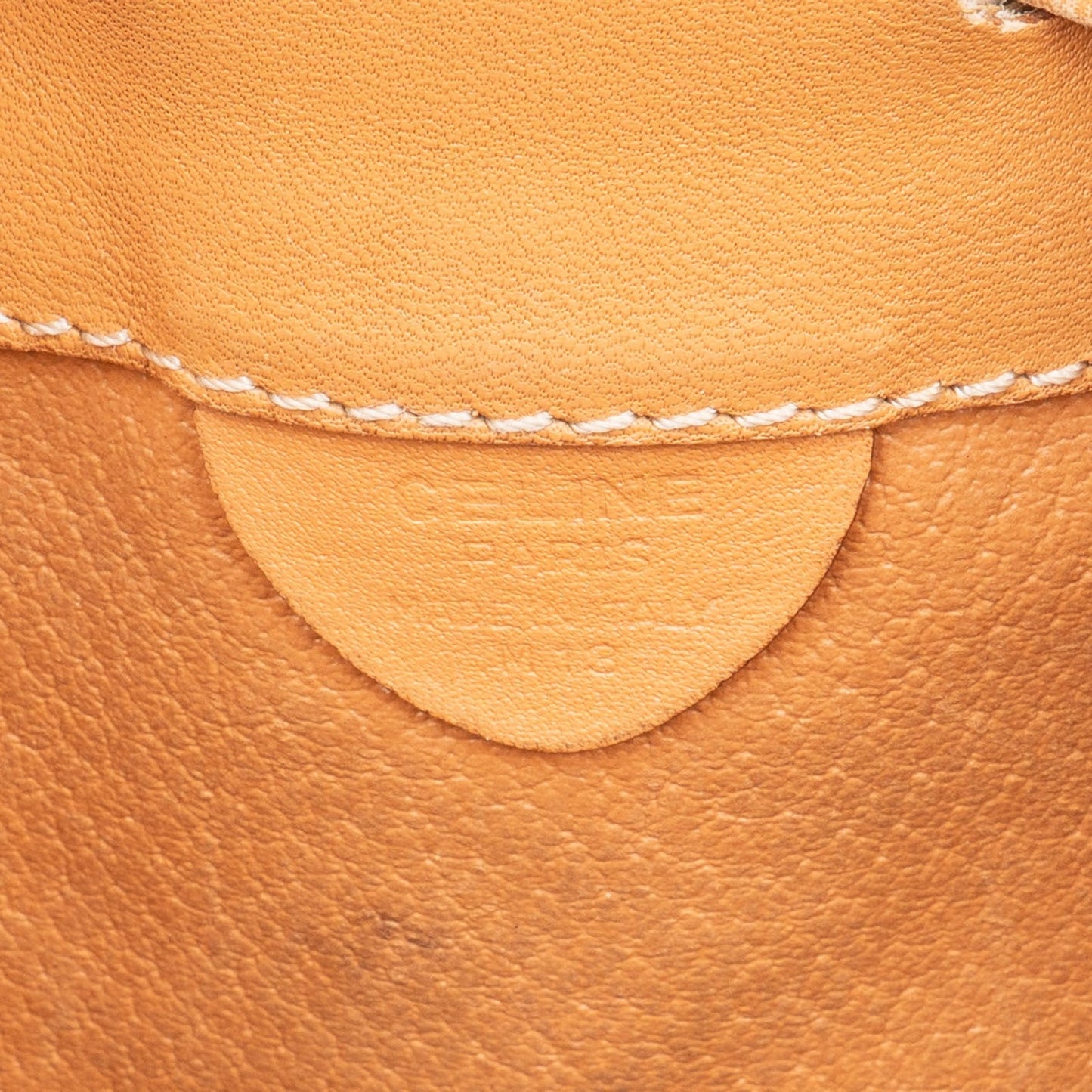 Céline Macadam Monogram Bucket Drawstring Shoulder Bag