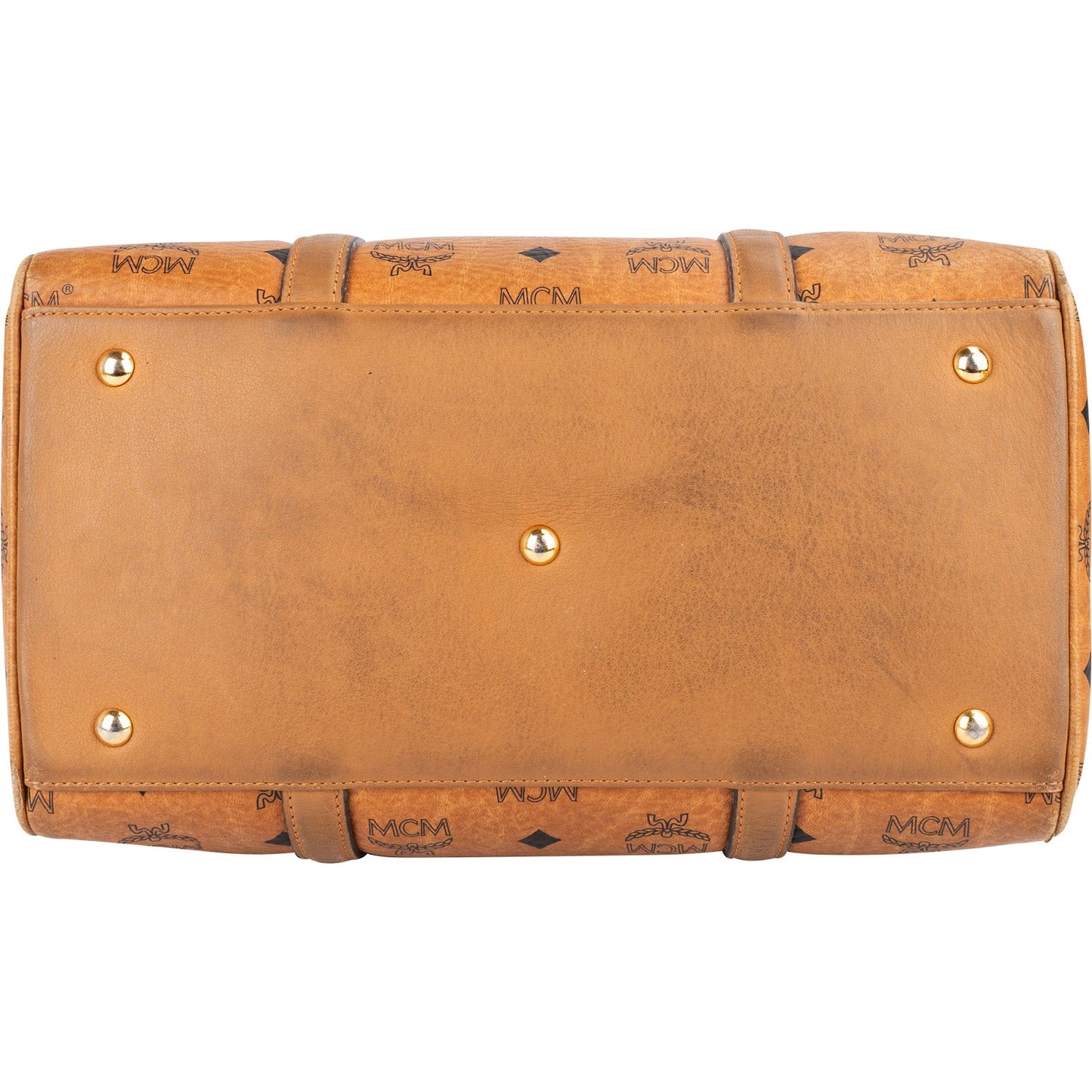 MCM Monogram Visetos Boston Handbag