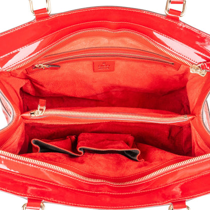 Gucci Patent Leather Microguccissima Princy Handbag