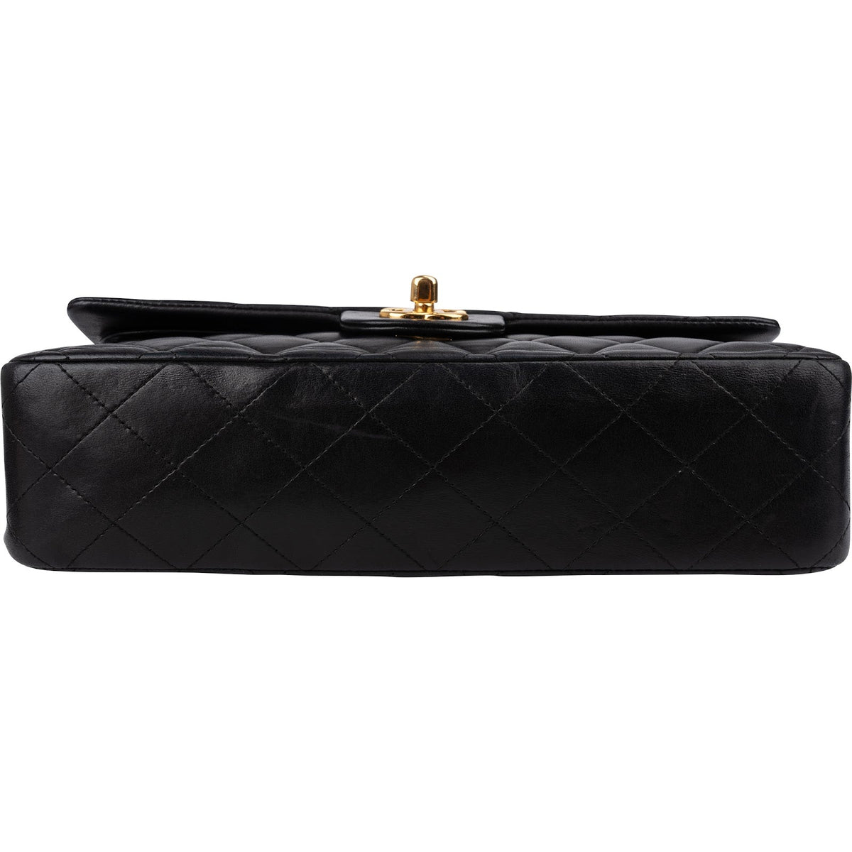 Chanel Quilted Lambskin Medium Double Flap Shoulder Bag