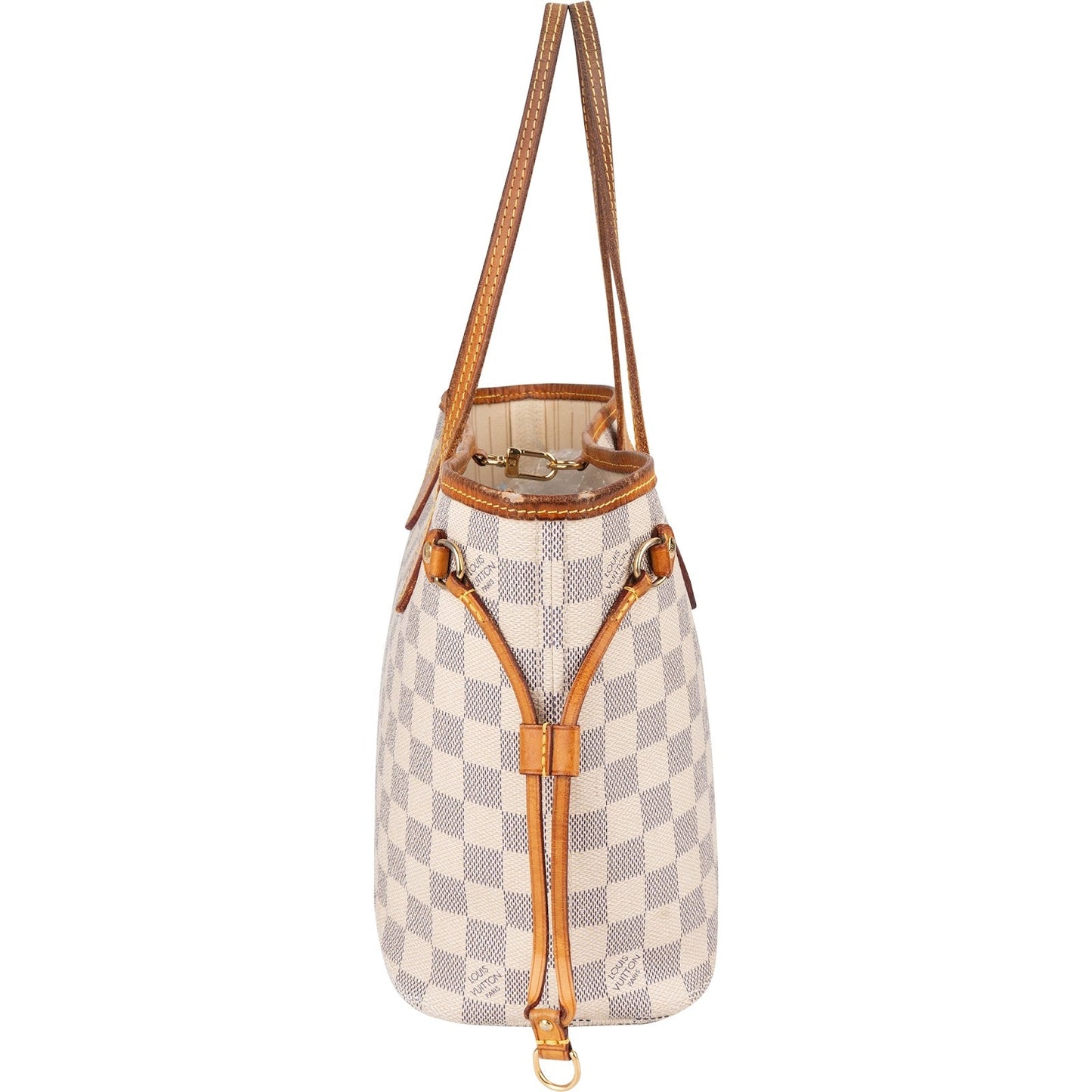 Louis Vuitton Monogram Damier Azur Canvas Neverfull PM Handbag