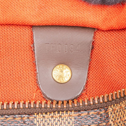 Louis Vuitton Monogram Damier Ebene Speedy 25 Handbag