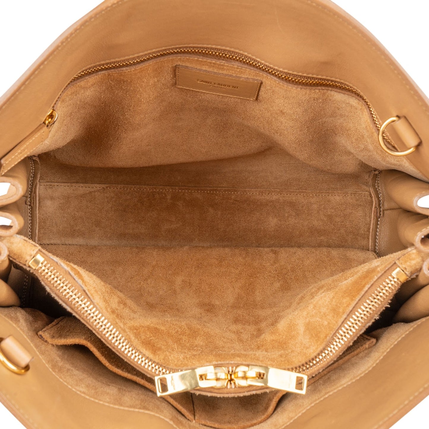 Yves Saint Laurent Smooth Leather Sac De Jour Handbag