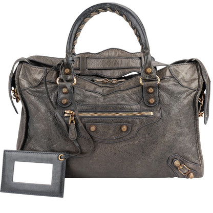 Balenciaga Leather City Handbag