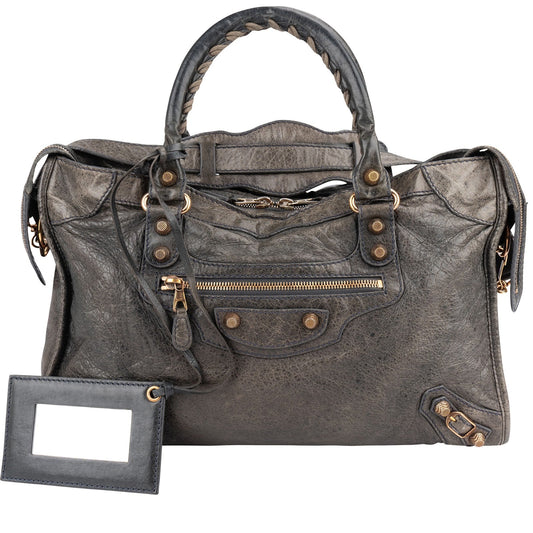 Balenciaga Leather City Handbag