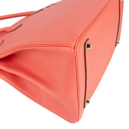Hermès Flamingo Epsom Leather Birkin 35 Handbag