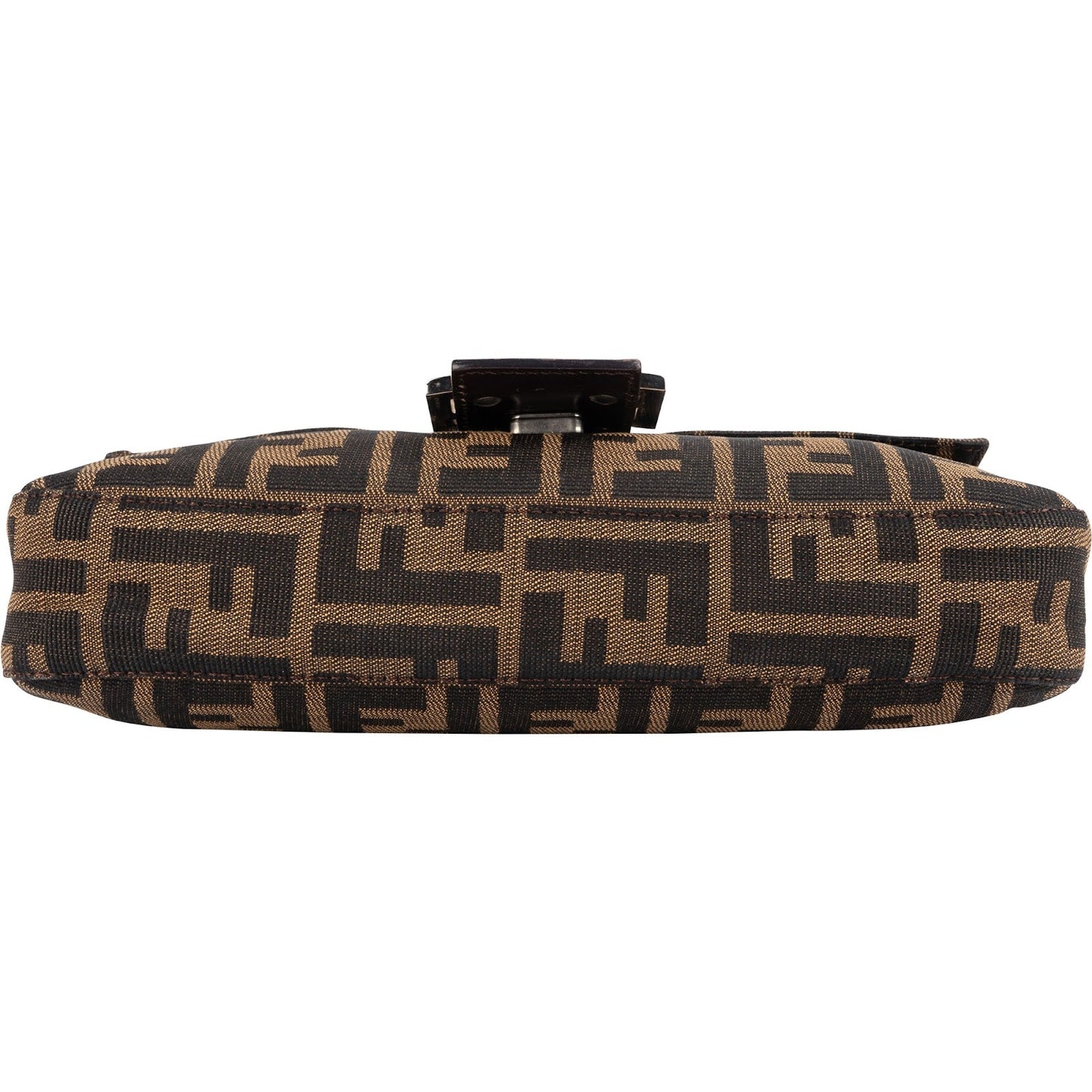 Fendi Monogram Zucca Baguette Shoulder Bag