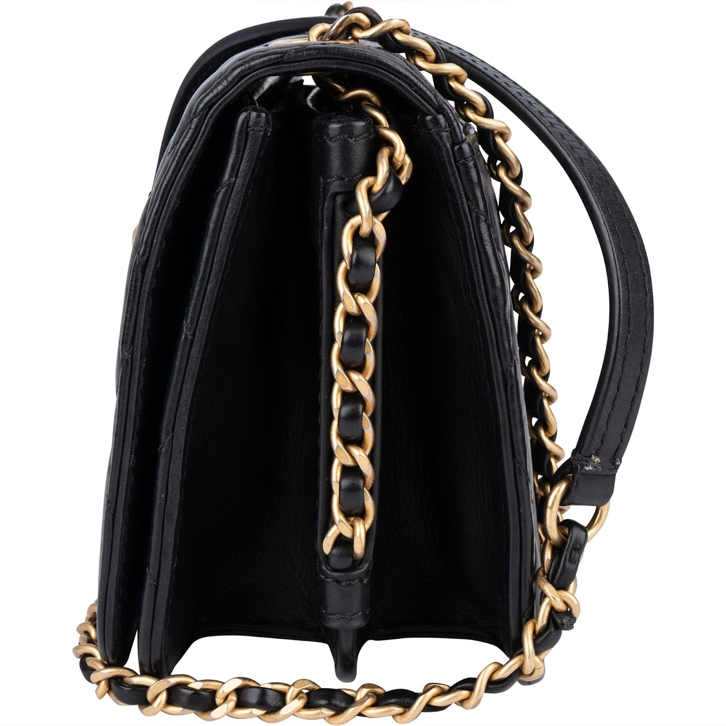 Chanel Quilted Lambskin Mini Rectangular Single Flap Crossbody Bag