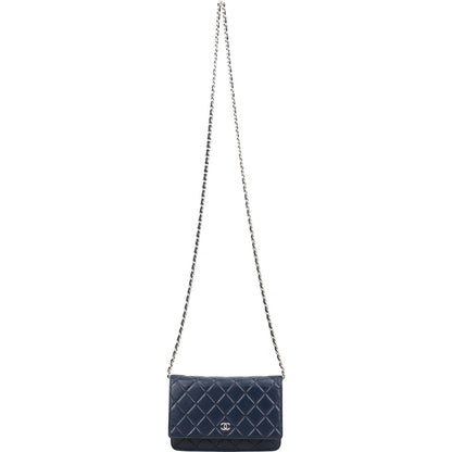 Chanel Quilted Lambskin Wallet On Chain Crossbody Bag