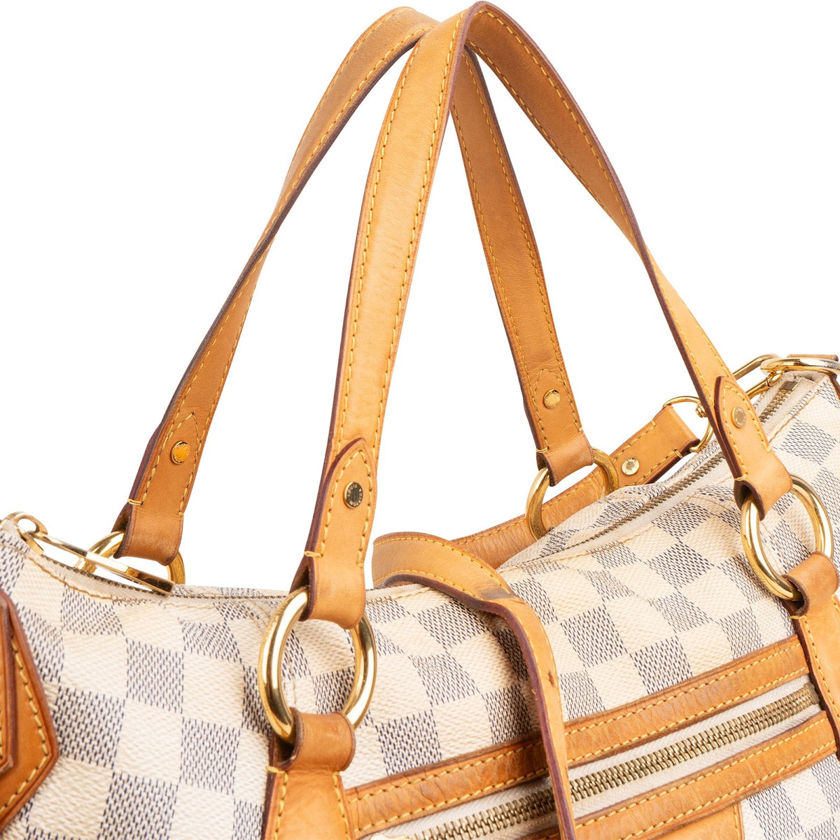 Louis Vuitton Monogram Damier Azur Evora MM Handbag