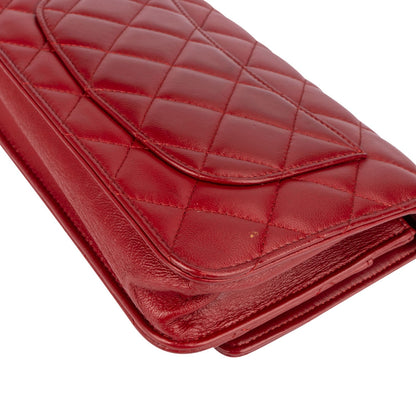 Chanel Quilted Lambskin Wallet On Chain Crossbody Bag