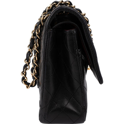 Chanel Quilted Lambskin Medium Double Flap Shoulder Bag