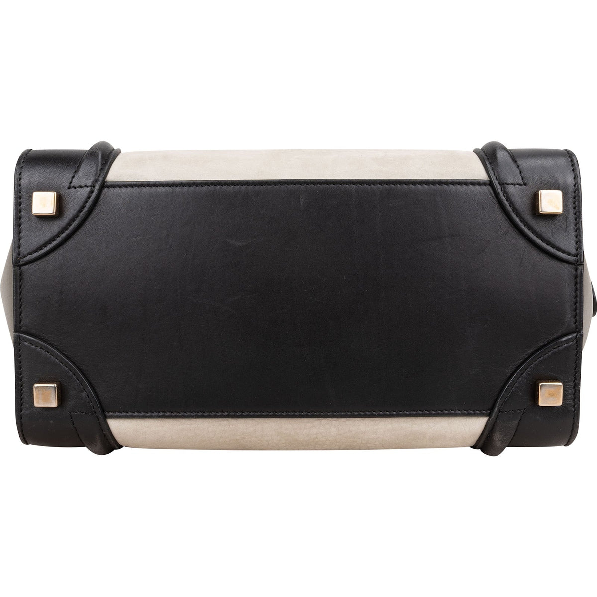 Céline Tricolor Leather Luggage Handbag