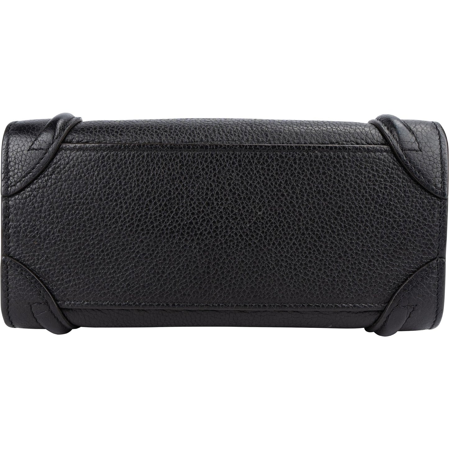 Celine Grained Leather Luggage Nano Crossbody Handbag