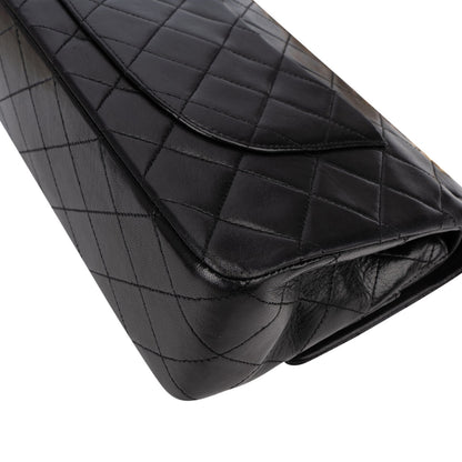 Chanel Quilted Lambskin Medium 24K Gold Double Flap Shoulder Bag