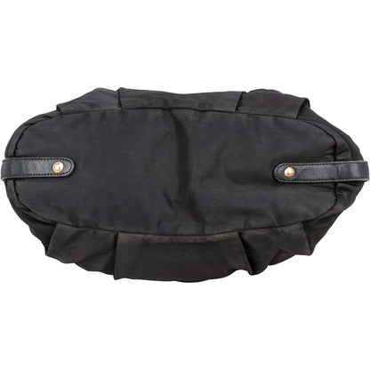 Prada Black Nylon Logo Handbag