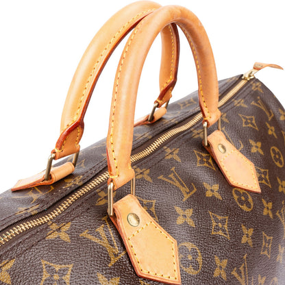 Louis Vuitton Monogram Canvas Speedy 40 Handbag