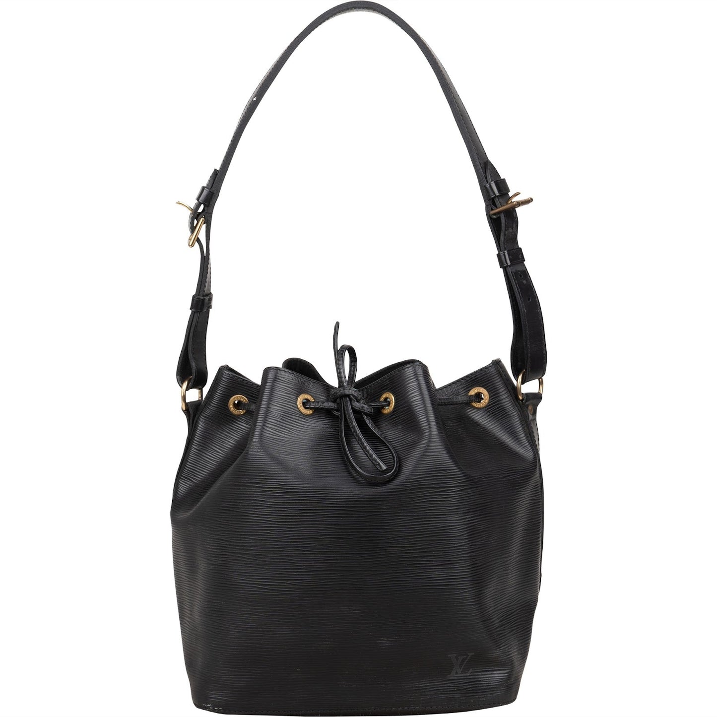 Louis Vuitton Noir Epi Leather Sac Noé Petit Shoulder Bag