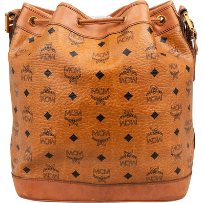 MCM Monogram Visetos Drawstring Crossbody Bag