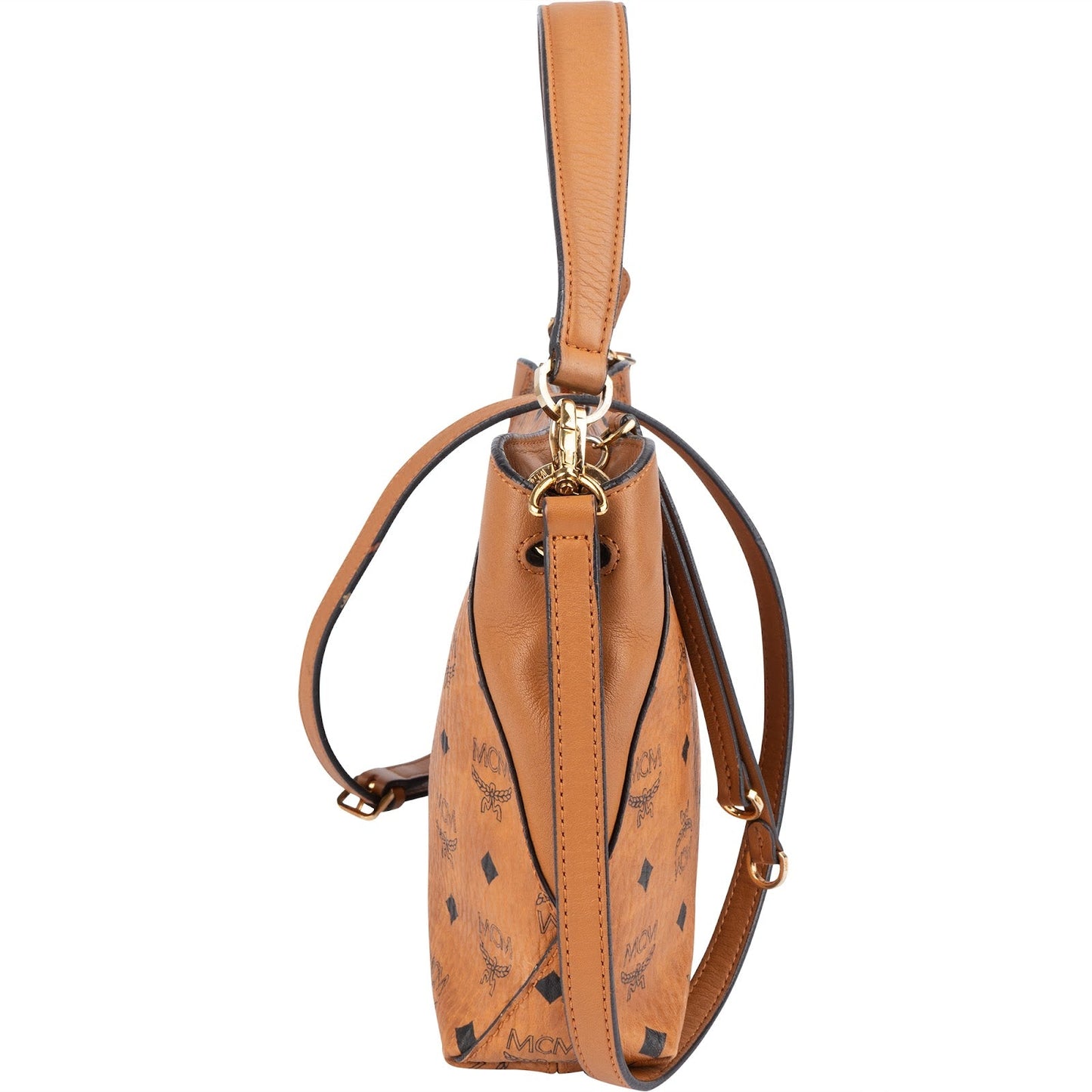 MCM Monogram Visetos Klara Shoulder Bag