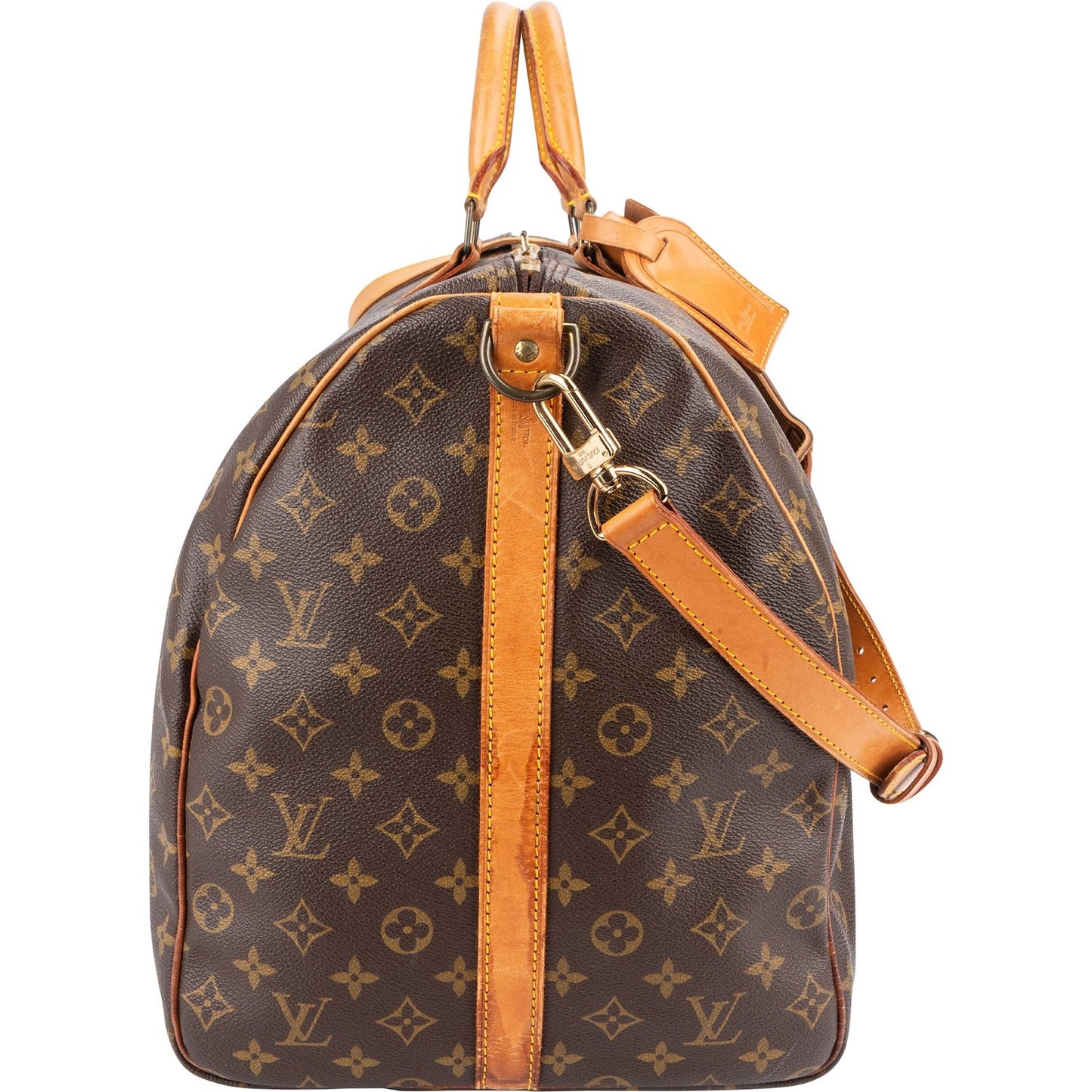 Louis Vuitton Monogram Canvas Keepall 60 Bandoulière Travel Bag