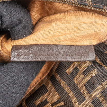 Fendi Monogram FF Baguette  Shoulder Bag