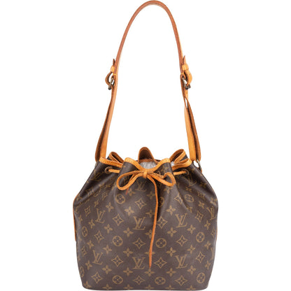 Louis Vuitton Monogram Canvas Sac Noé Petit Shoulder Bag