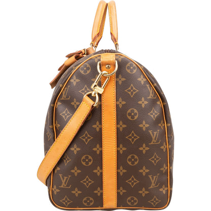 Louis Vuitton Monogram Canvas Keepall 50 Bandoulière Travel Bag