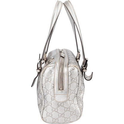Gucci Leather Monogram Interlocking G Boston Bag Handbag